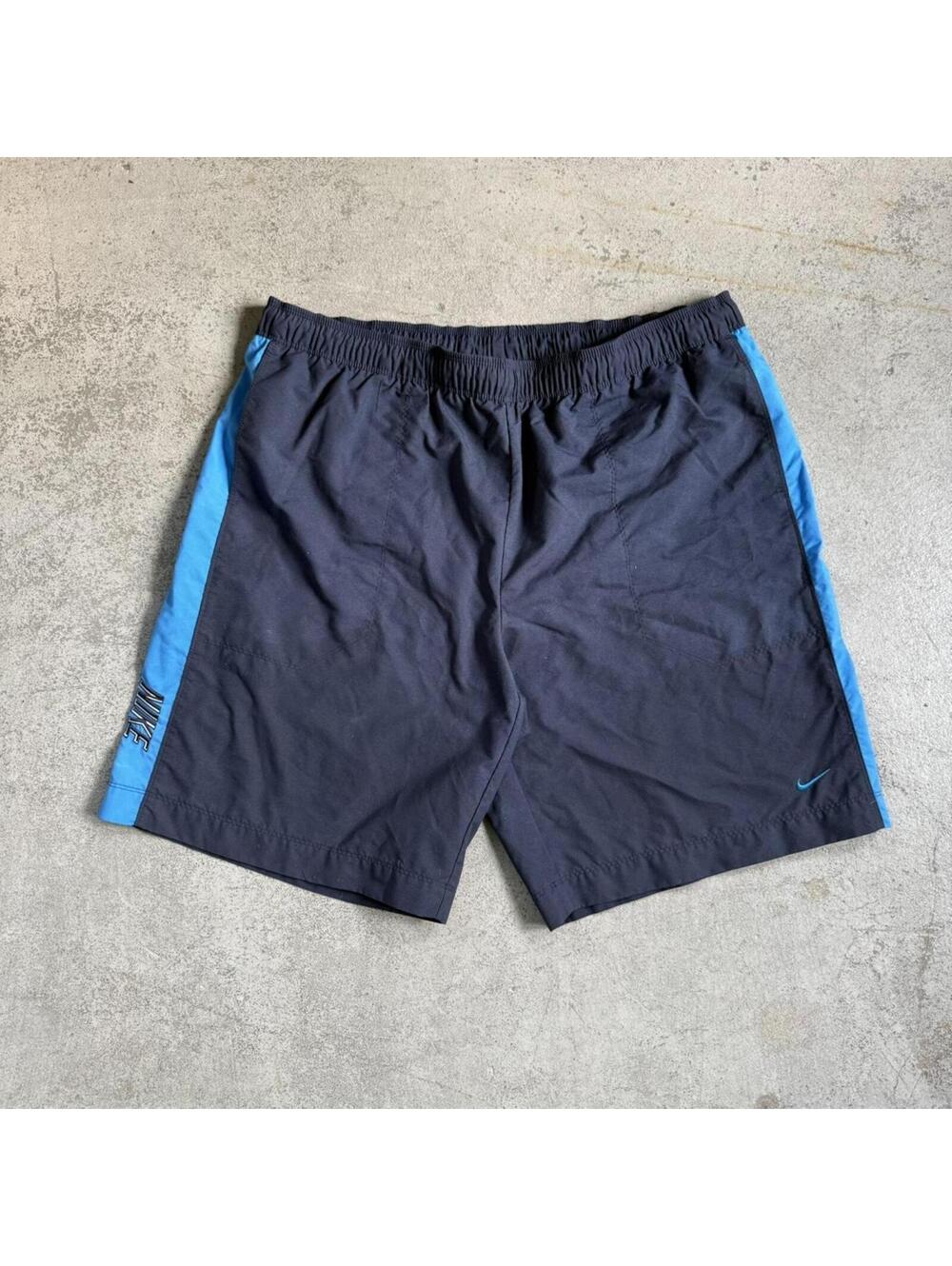 Vintage Y2K Nike Swim Blue Board Shorts Gray Tag Board Shorts